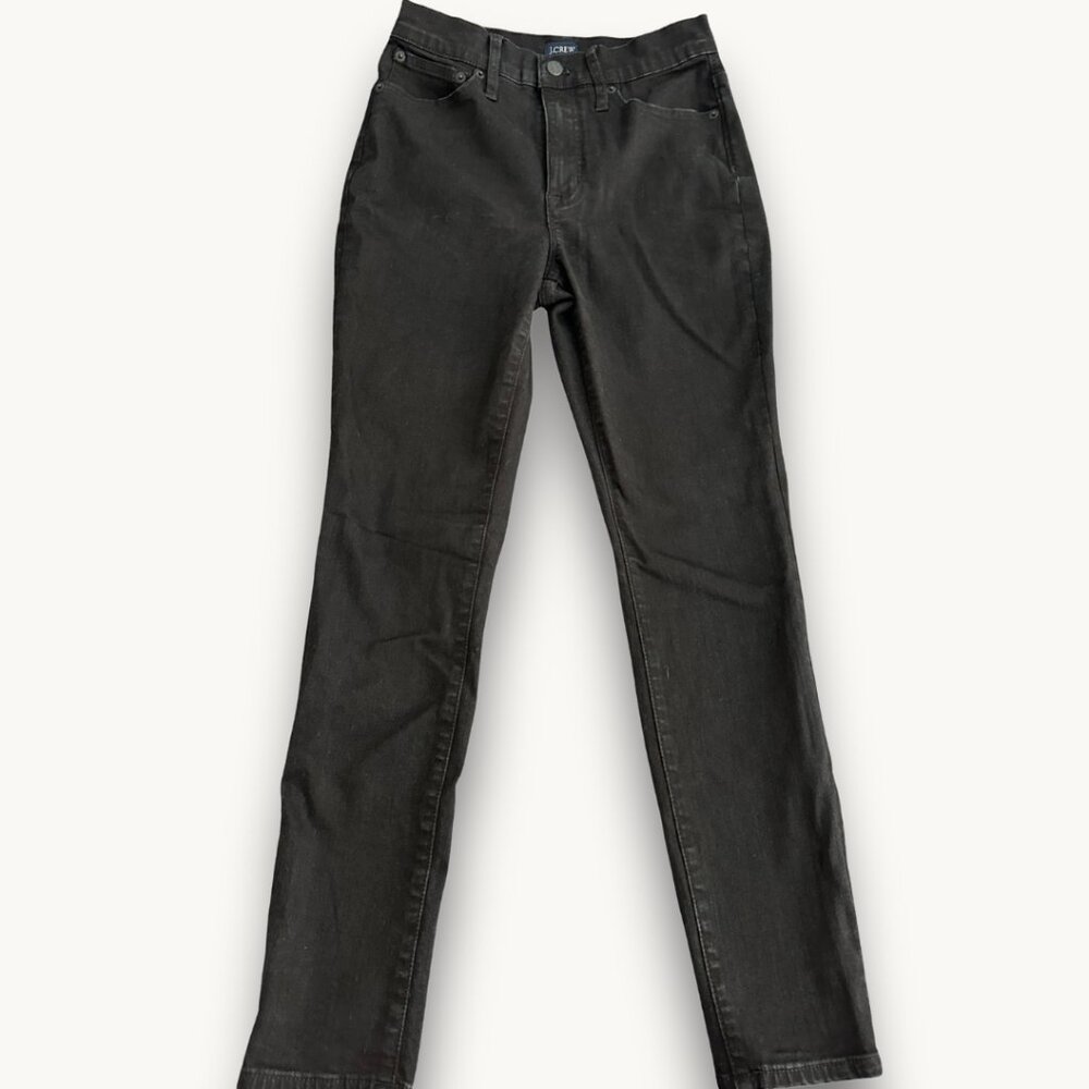 J.Crew Curvy High-Rise Skinny Jeans | Black | 27